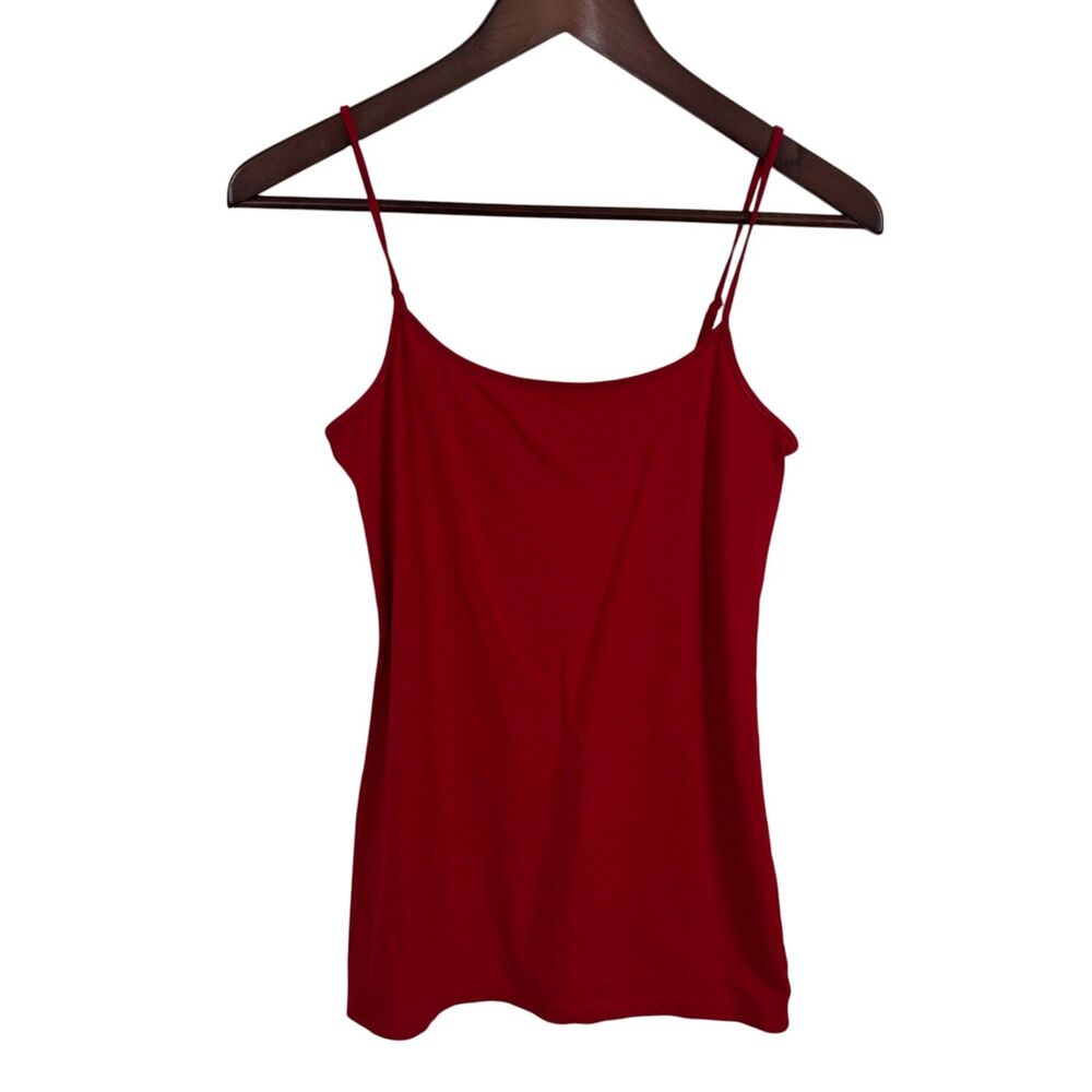Loft Outlet Red Spaghetti Strap Adjustable Cami Tank Top Women's Small